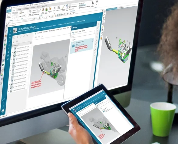 PLM-Teamcenter.jpg Teamcenter interface impressie