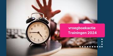 Vroegboekactie voor trainingen